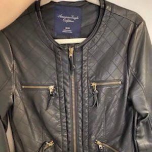 Black Fitted Moto Jacket